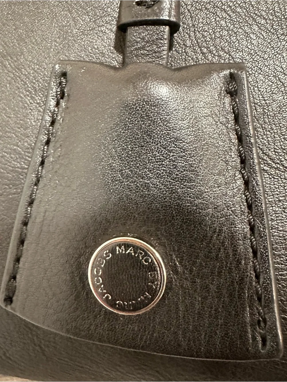 VTG Marc by Marc Jacobs Nobody’s Home Black Leather Satchel Bag Top Handle